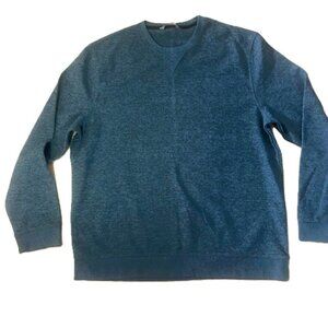 Members Mark Crewneck Pullover Mens Sweater XXL Blue